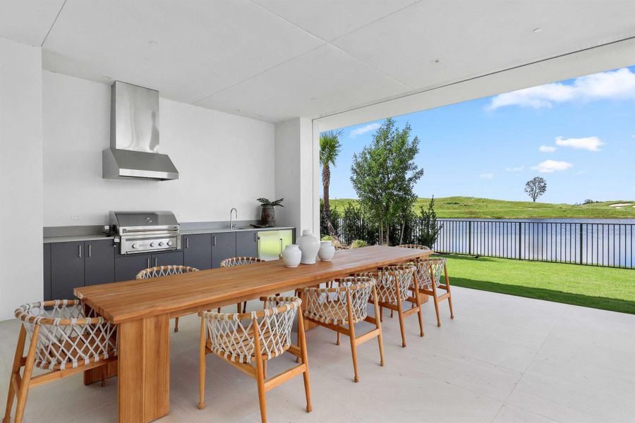 Furnished interior view inside a new home in , Palm Beach Gardens (Image 45).
