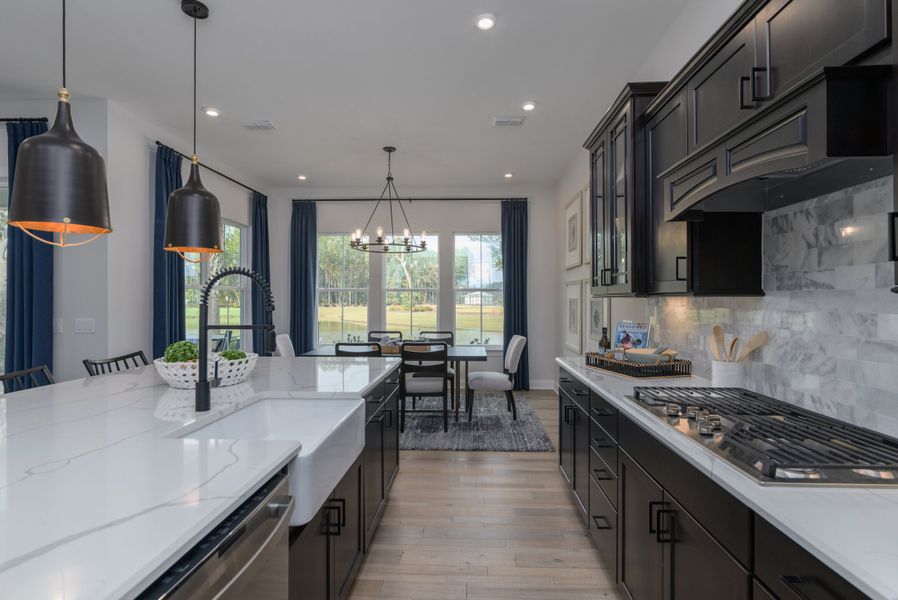 Kitchen featuring Farmhouse sink