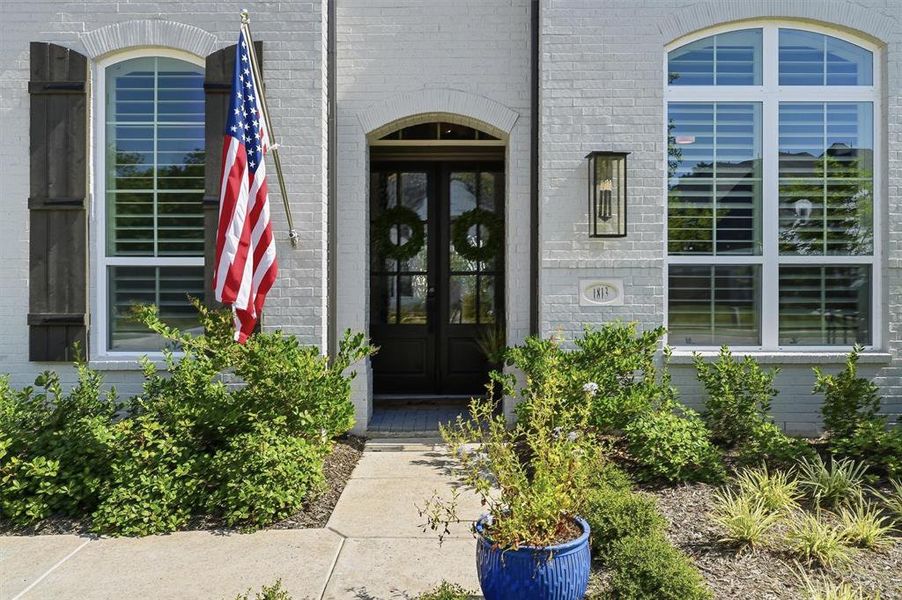 Exterior details and patio area of a home in Trinity Falls: 70ft. lots, McKinney (Image 4).