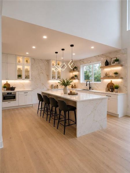 Furnished interior view inside a new home in , Atlanta (Image 5).