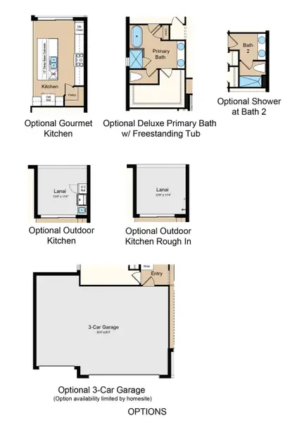 2D floor plan layout of this home in Center Lake Ranch Community Group Page, St. Cloud, FL (Image 4).