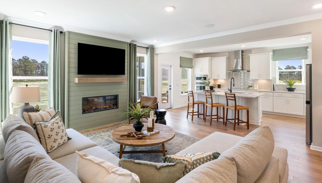 Furnished interior view inside a new home in The Oaks, Goose Creek (Image 19).