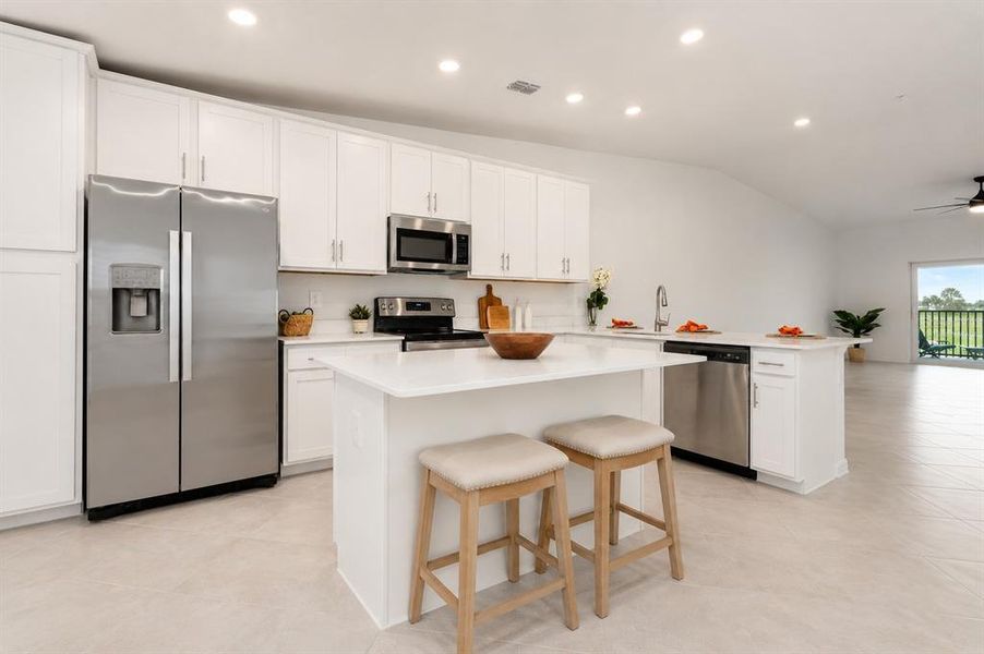 Furnished interior view inside a new home in , Venice (Image 10).