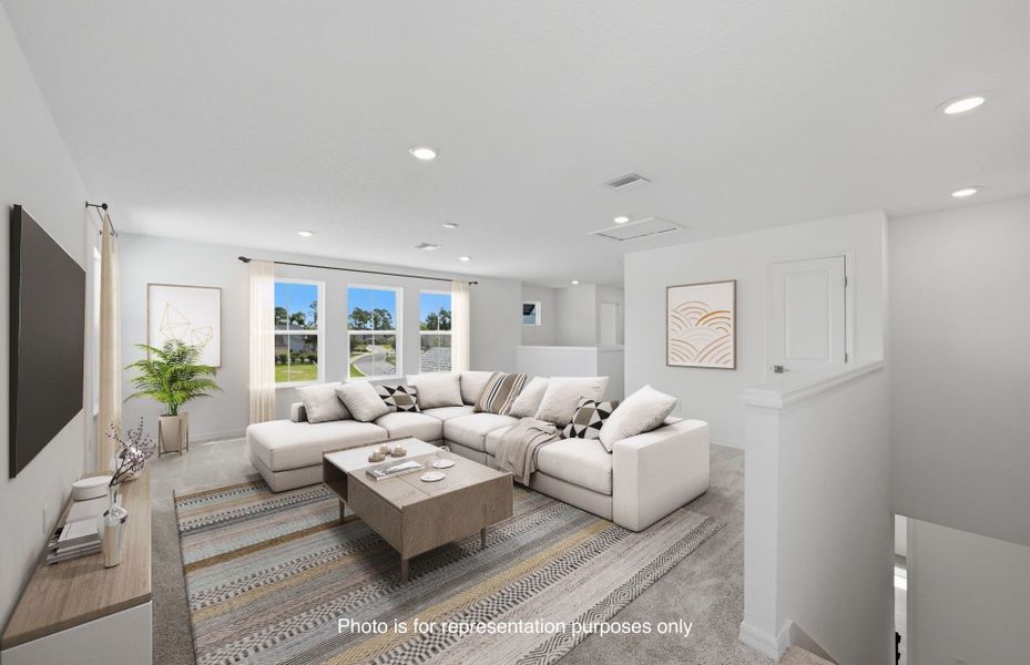 Furnished interior view inside a new home in Fiddler's Cove, Kingsland (Image 10).