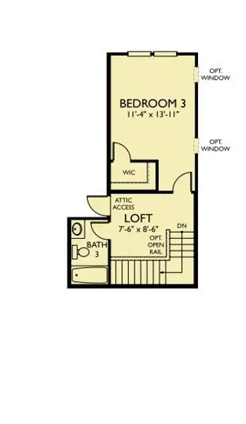 2D floor plan layout of this home in Tea Farm, Ravenel, SC (Image 3). 2D floor plan layout of this home in Tea Farm, Ravenel, SC (Image 3).