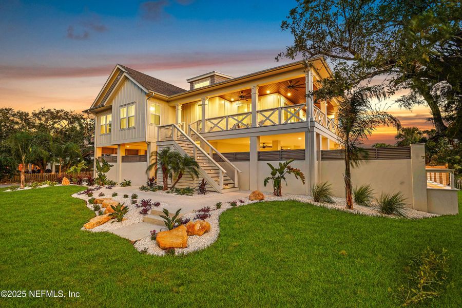Front exterior of a new home in , St. Augustine, FL, highlighting curb appeal (Image 25).