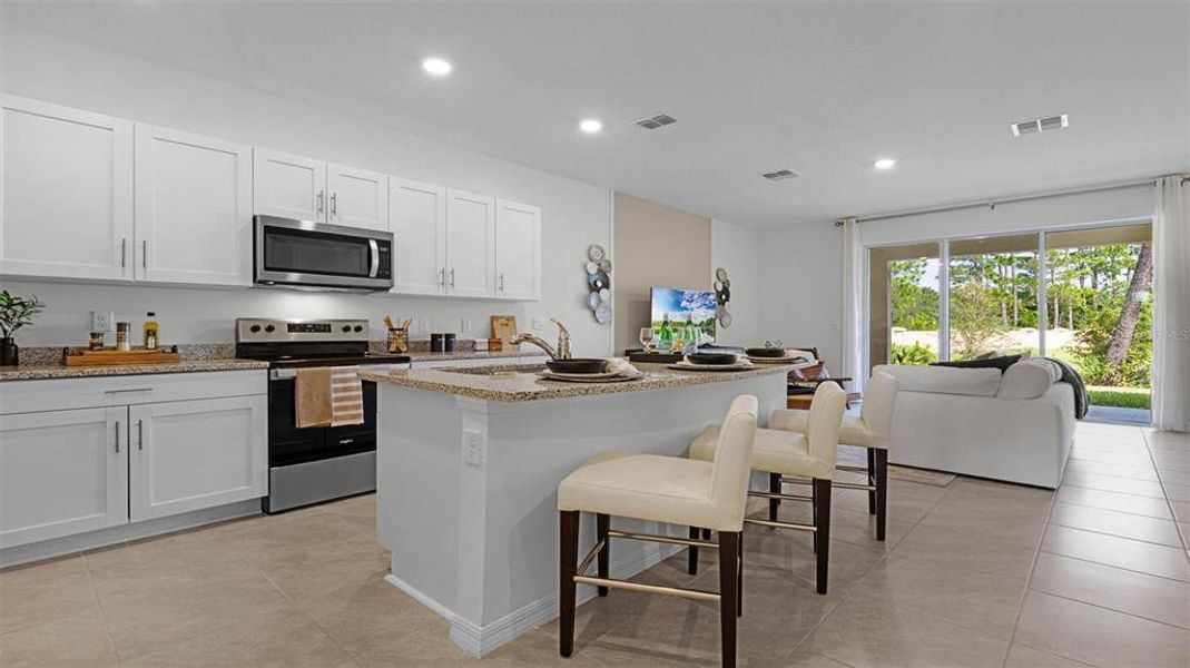Furnished interior view inside a new home in , St. Cloud (Image 13).