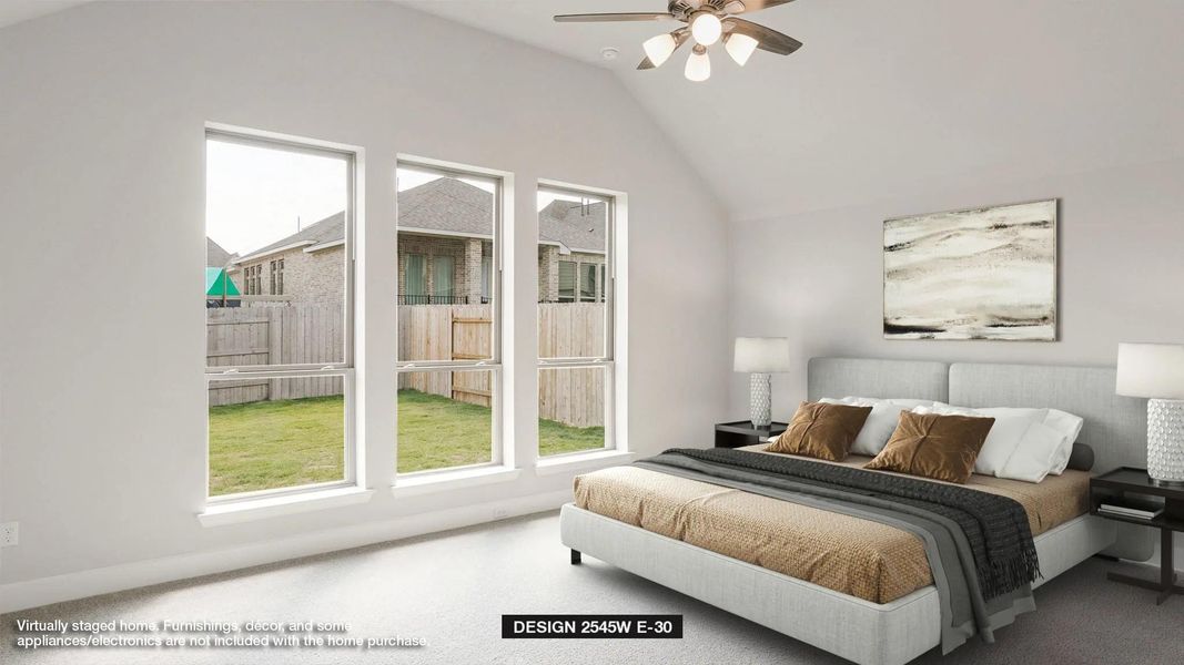 Furnished interior view inside a new home in Candela South 50', Richmond (Image 8).