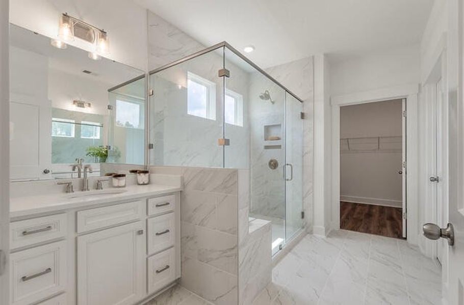 Furnished interior view inside a new home in , Huger (Image 33).