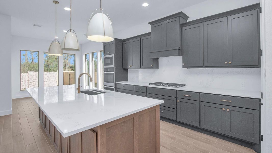 Furnished interior view inside a new home in Briarley 60', Montgomery (Image 5).