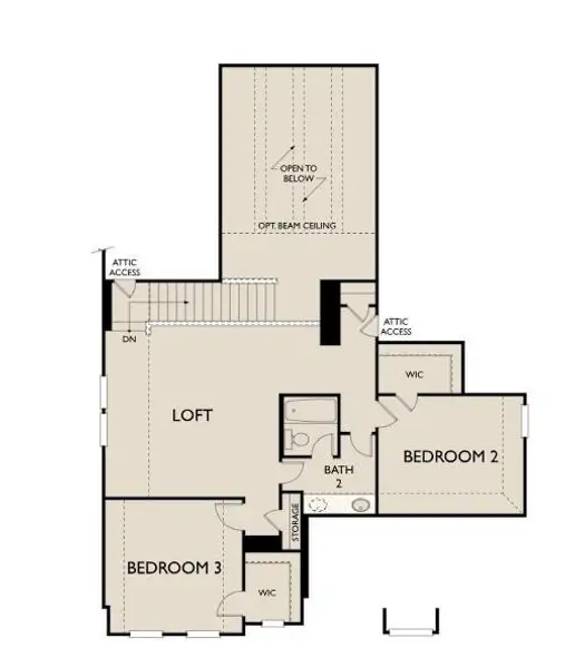 Cypress Floorplan 2nd Floor