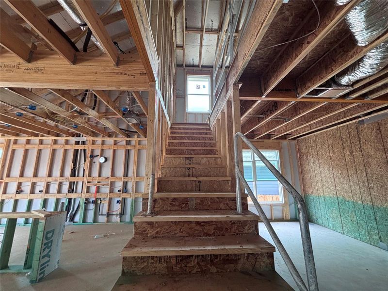 In-progress construction of a new home in The Colony 50s, Bastrop, TX (Image 36). In-progress construction of a new home in The Colony 50s, Bastrop, TX (Image 36).