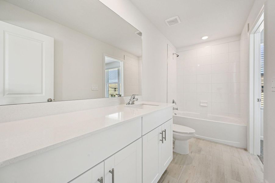 Furnished interior view inside a new home in Tidewater, Fort Pierce (Image 6).