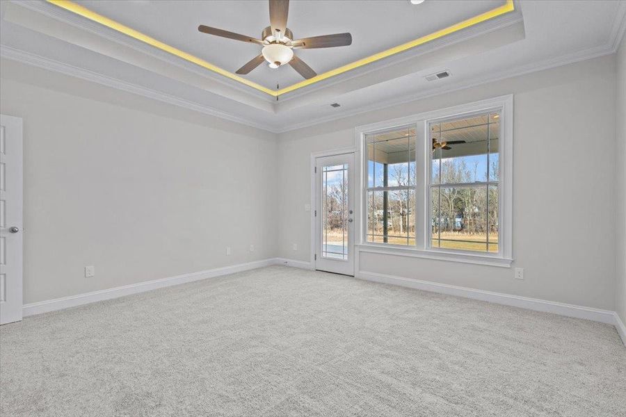 Spacious, unfurnished interior of a new home in Messer Farms, Inman (Image 21).