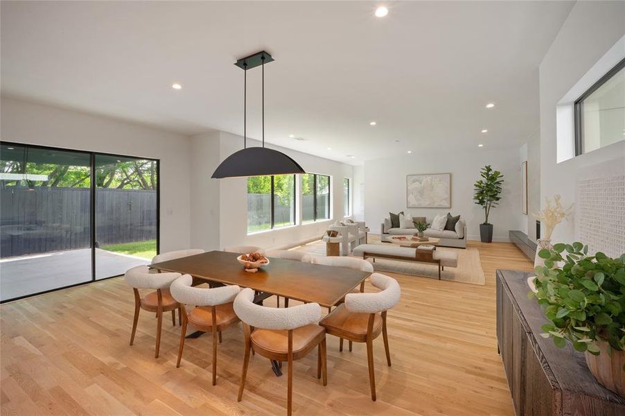 Furnished interior view inside a new home in , Dallas (Image 18).