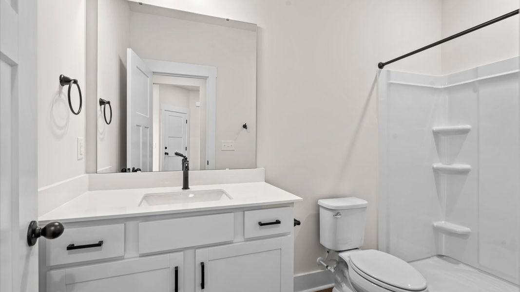 Furnished interior view inside a new home in Aspen Ridge, Lyman (Image 27).