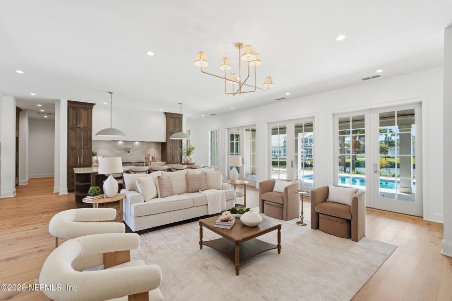 Furnished interior view inside a new home in , Ponte Vedra Beach (Image 10).