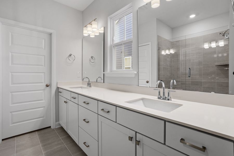 Furnished interior view inside a new home in Sweetbrier, Durham (Image 12).