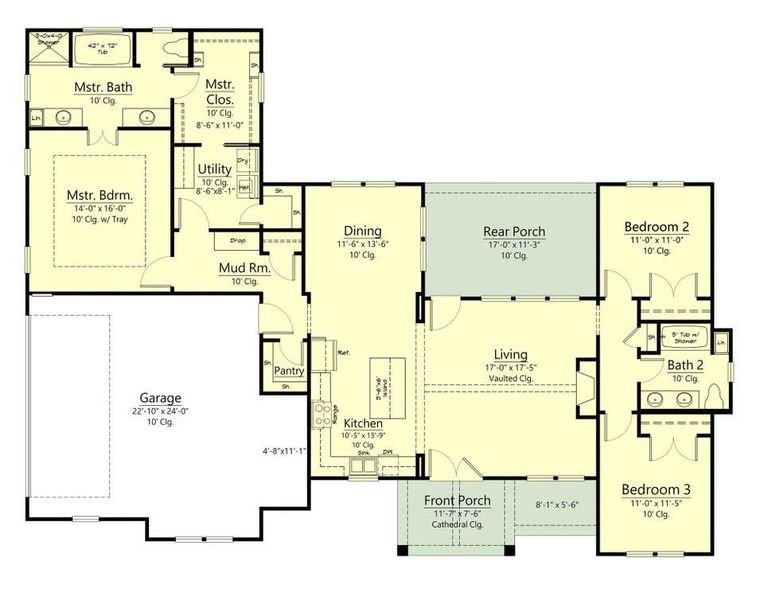 This is art graphic from floorplan, plans & finished may vary during construction. Photos to be updated as progression continues.