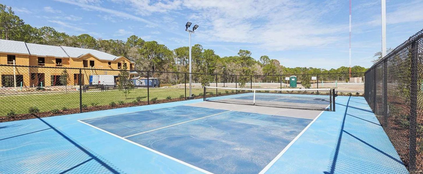 Pickleball court