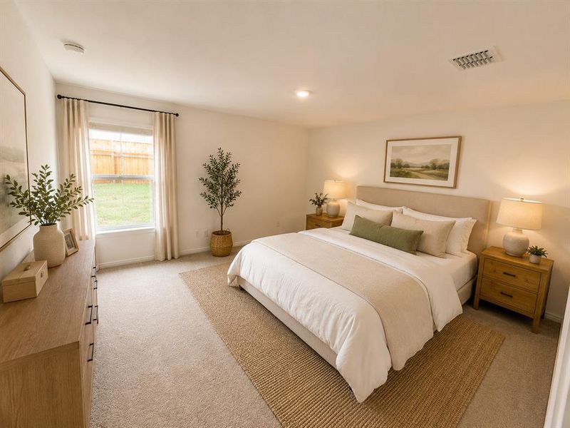 Furnished interior view inside a new home in , Forney (Image 3).