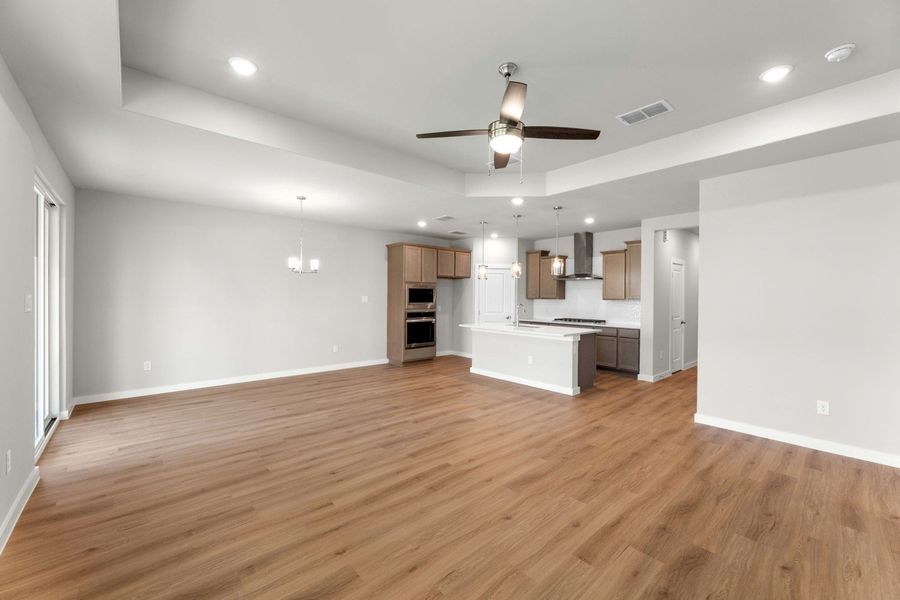 Spacious, unfurnished interior of a new home in Hickory Ridge, Elmendorf (Image 22).