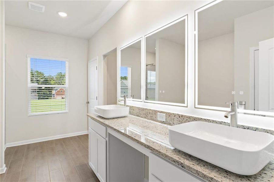 Furnished interior view inside a new home in Conner Springs, Social Circle (Image 9).