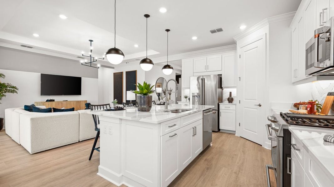 Representative furnished interior of a home built from the Monte by Taylor Morrison in Skye Ranch Community Group Page, Sarasota (Image 9).
