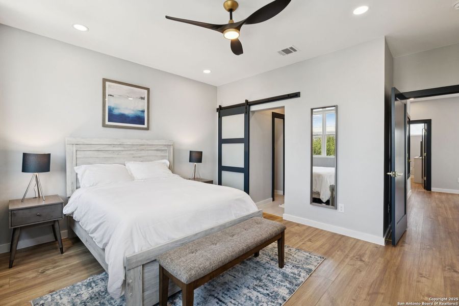 Furnished interior view inside a new home in , San Antonio (Image 15).