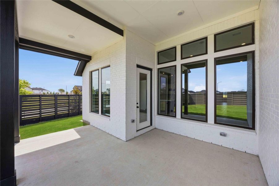 Exterior details and patio area of a home in , Richmond (Image 3).