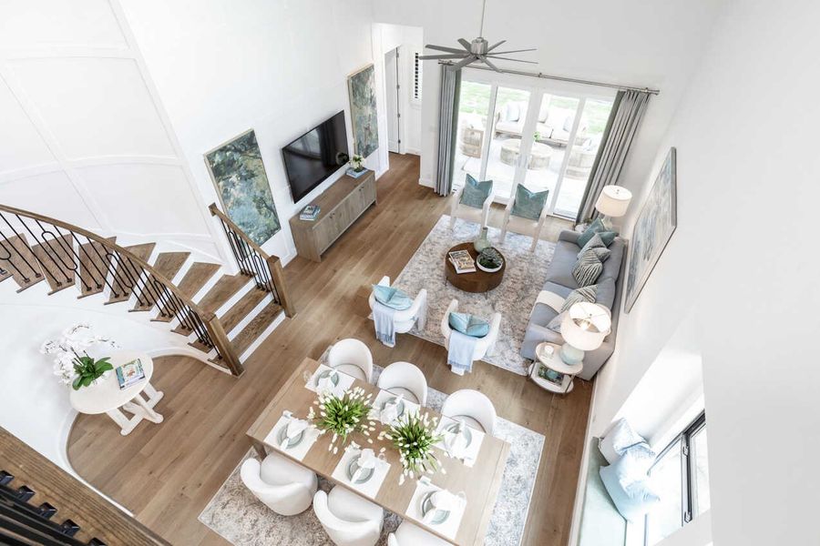 Representative Family Room - some options shown