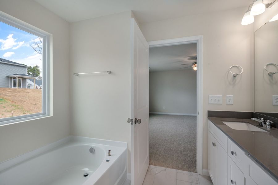 Representative furnished interior of a home built from the Getty by Mattamy Homes in Magnolia Park, Garner (Image 11).