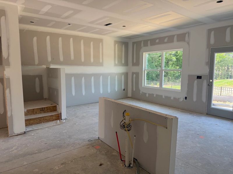 In-progress construction of a new home in Towns at The Point, Rolesville, NC (Image 8).