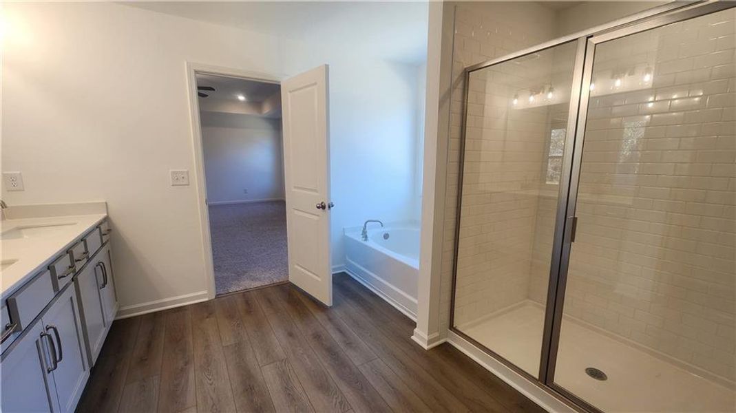 Furnished interior view inside a new home in The Estates at Casteel, Bethlehem (Image 7).