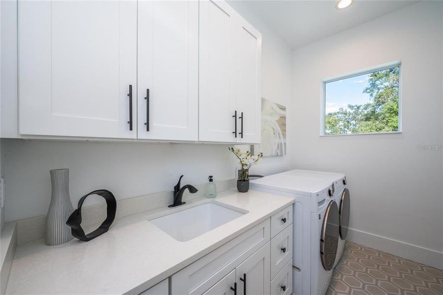 Furnished interior view inside a new home in , Sarasota (Image 42).