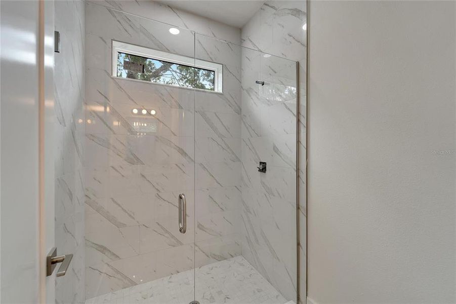 walk-in shower