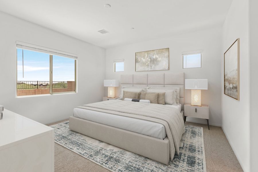 Oxford floorplan with Midcentury Modern elevation