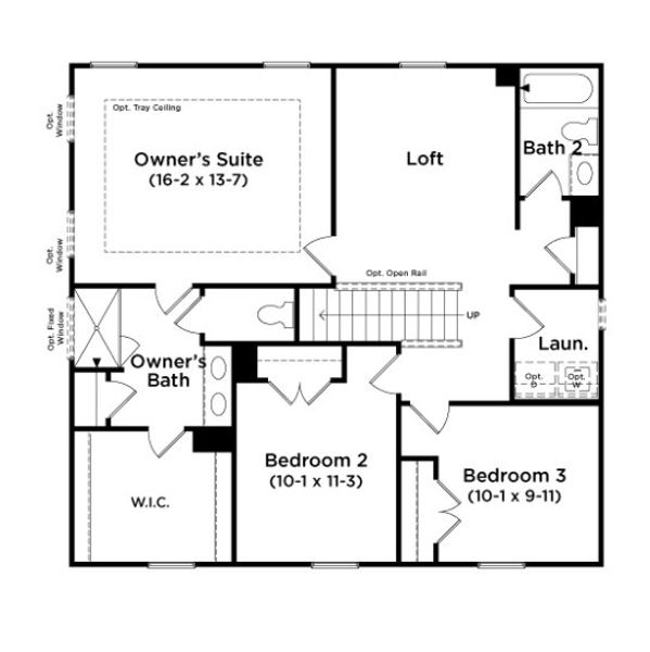 2D floor plan layout for the Catamaran by DRB Homes in Chestnut Farms, Longs, SC (Image 3). 2D floor plan layout for the Catamaran by DRB Homes in Chestnut Farms, Longs, SC (Image 3).