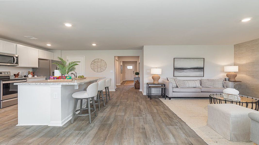 Furnished interior view inside a new home in Cottonwood Place, Tabor City (Image 6).