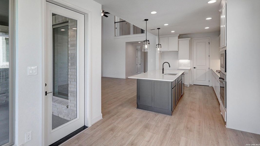 Furnished interior view inside a new home in Haby Hill, San Antonio (Image 13).