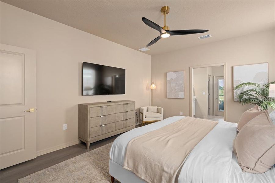 Furnished interior view inside a new home in Windsor Cay Resort, Clermont (Image 13).