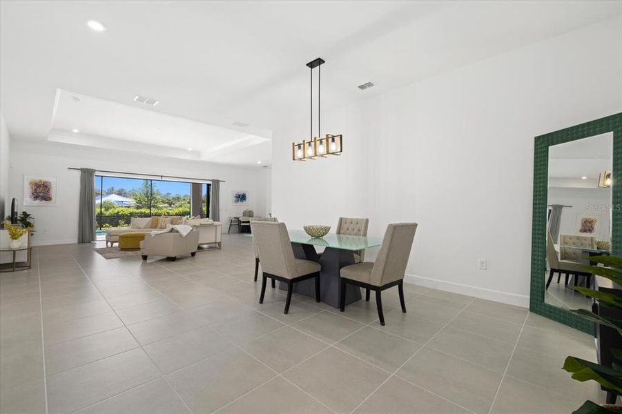 Furnished interior view inside a new home in , Lakewood Ranch (Image 6). Furnished interior view inside a new home in , Lakewood Ranch (Image 6).