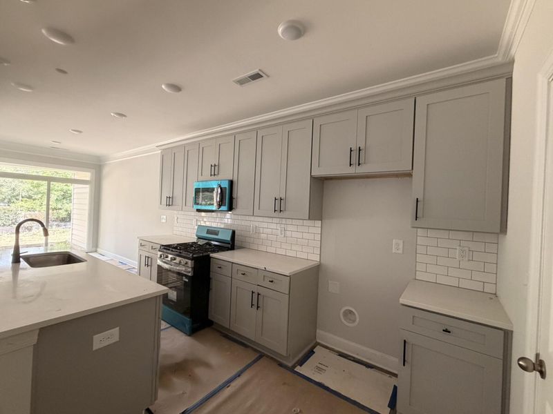 In-progress construction of a new home in Harrisburg Village Townhomes, Harrisburg, NC (Image 9).