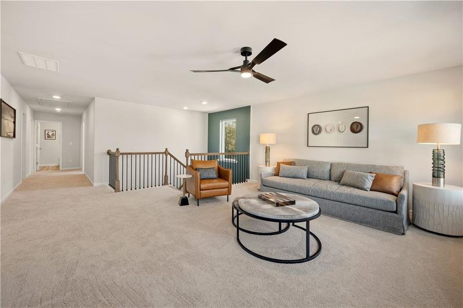 Furnished interior view inside a new home in Hamilton Lakes, Lawrenceville (Image 27). Furnished interior view inside a new home in Hamilton Lakes, Lawrenceville (Image 27).
