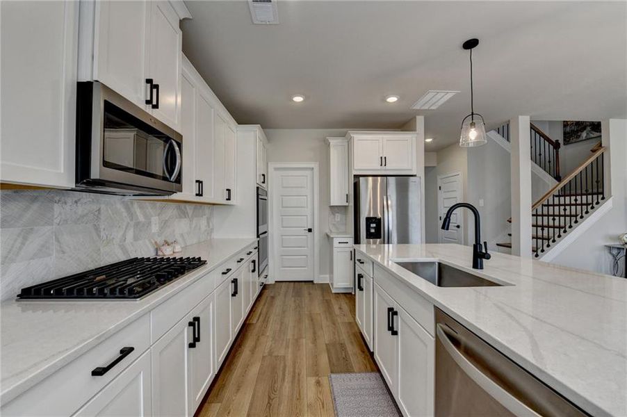 Furnished interior view inside a new home in , Braselton (Image 16). Furnished interior view inside a new home in , Braselton (Image 16).