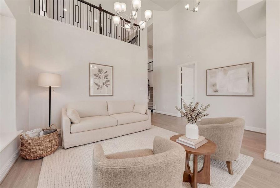 Furnished interior view inside a new home in Monterra, Rockwall (Image 4).