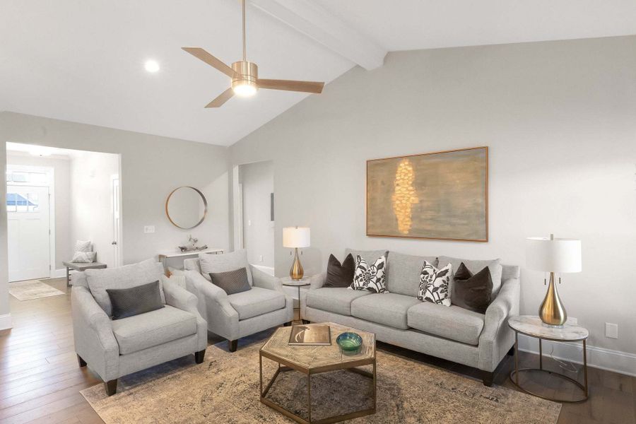 Representative furnished interior of a home built from the Carver by Caviness & Cates Communities in Maggie Way, Wendell (Image 65).