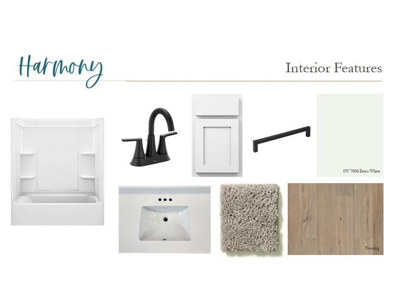 Sample of building materials used in homes in The Estates at Casteel, Bethlehem (Image 3).