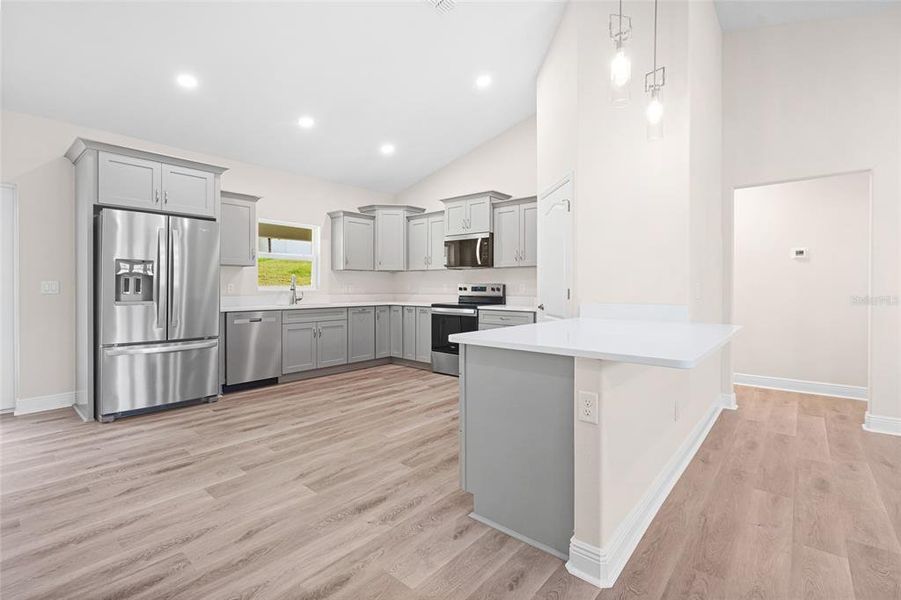 Furnished interior view inside a new home in , Citrus Springs (Image 6). Furnished interior view inside a new home in , Citrus Springs (Image 6).