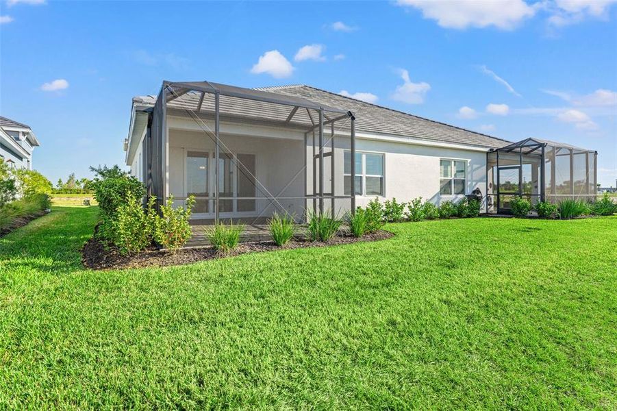 Exterior details and patio area of a home in Palm Grove, Lakewood Ranch (Image 26). Exterior details and patio area of a home in Palm Grove, Lakewood Ranch (Image 26).
